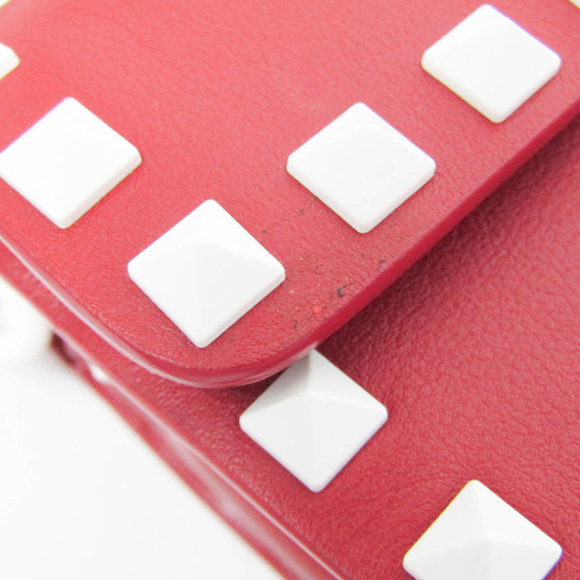 VALENTINO GARAVANI Red Leather Shoulder Bag - Picture 12 of 16